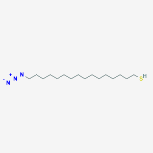 molecular formula C16H33N3S B12597345 16-Azidohexadecane-1-thiol CAS No. 880132-48-9