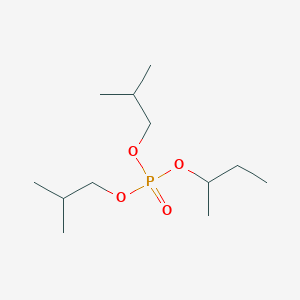 molecular formula C12H27O4P B12597381 Butan-2-yl bis(2-methylpropyl) phosphate CAS No. 646450-50-2