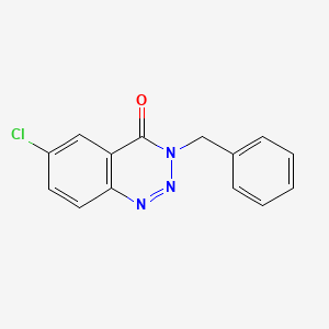 3-Benzyl-6-chloro-1,2,3-benzotriazin-4(3H)-one