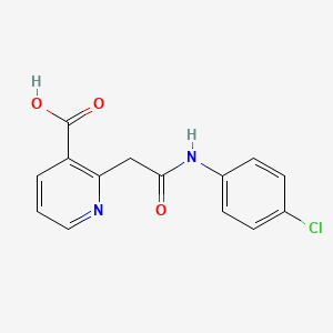 2-[2-(4-Chloroanilino)-2-oxoethyl]pyridine-3-carboxylic acid