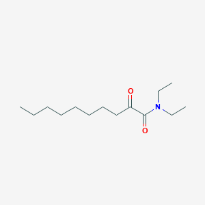 molecular formula C14H27NO2 B12597447 N,N-Diethyl-2-oxodecanamide CAS No. 884507-98-6