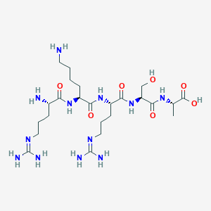 N~5~-(Diaminomethylidene)-L-ornithyl-L-lysyl-N~5~-(diaminomethylidene)-L-ornithyl-L-seryl-L-alanine