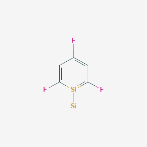 molecular formula C5H2F3Si2 B12597510 CID 78064678 