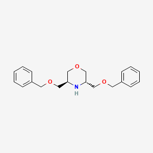 Morpholine, 3,5-bis[(phenylmethoxy)methyl]-, (3S,5S)-