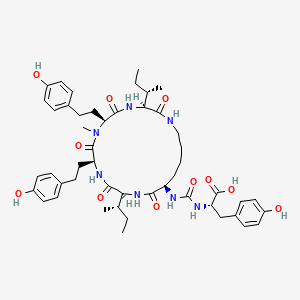 molecular formula C49H67N7O11 B1259753 anabaenopeptin G 