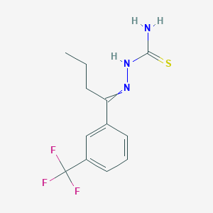 2-{1-[3-(Trifluoromethyl)phenyl]butylidene}hydrazine-1-carbothioamide