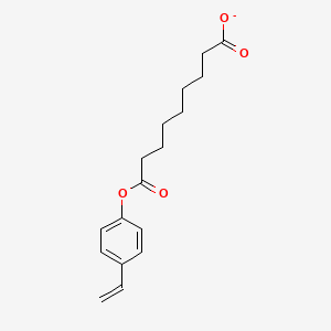 9-(4-Ethenylphenoxy)-9-oxononanoate