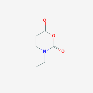 molecular formula C6H7NO3 B12597622 3-Ethyl-2h-1,3-oxazine-2,6(3h)-dione CAS No. 916226-93-2