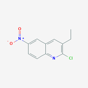 2-Chloro-3-ethyl-6-nitroquinoline