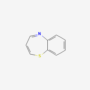 molecular formula C9H7NS B1259763 1,5-Benzothiazepine CAS No. 265-13-4
