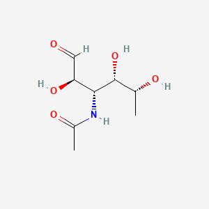 molecular formula C8H15NO5 B1259766 3-Acetamido-3,6-dideoxyglucose 
