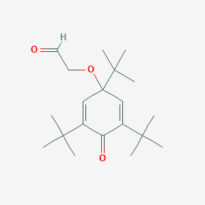 [(1,3,5-Tri-tert-butyl-4-oxocyclohexa-2,5-dien-1-yl)oxy]acetaldehyde