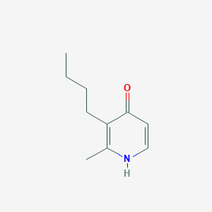 molecular formula C10H15NO B12597677 3-Butyl-2-methylpyridin-4(1H)-one CAS No. 909867-61-4