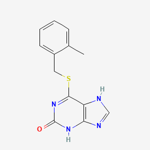 6-(o-tolylmethylsulfanyl)-9H-purin-2-ol