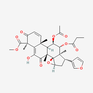 molecular formula C32H36O11 B1259772 Hirtin 