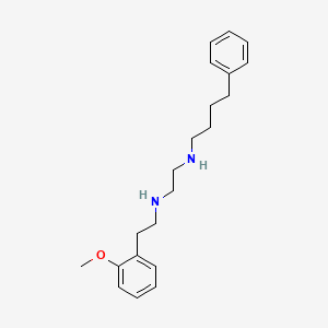 N'-[2-(2-methoxyphenyl)ethyl]-N-(4-phenylbutyl)ethane-1,2-diamine