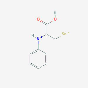 molecular formula C9H10NO2Se B1259780 Phenylselenocysteine 