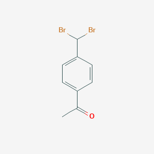 1-[4-(Dibromomethyl)phenyl]ethan-1-one