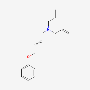 molecular formula C16H23NO B12597828 4-Phenoxy-N-(prop-2-en-1-yl)-N-propylbut-2-en-1-amine CAS No. 651300-49-1