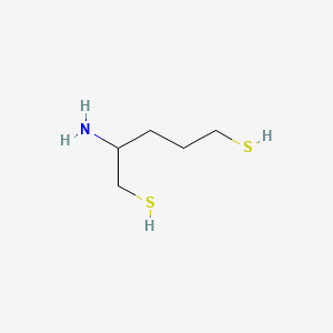 molecular formula C5H13NS2 B1259783 2-Amino-pentane-1,5-dithiol 