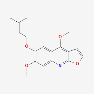 molecular formula C18H19NO4 B1259788 Tecleanatalensine B 