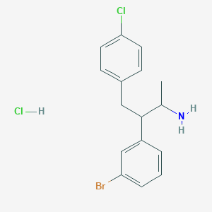 Benzenepropanamine, b-(3-bromophenyl)-4-chloro-a-methyl-, (Hydrochloride) (9CI)