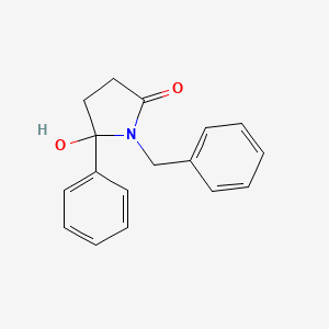 1-Benzyl-5-hydroxy-5-phenylpyrrolidin-2-one