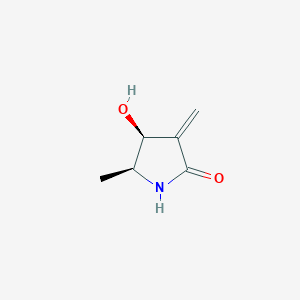 (4S,5S)-4-hydroxy-5-methyl-3-methylidenepyrrolidin-2-one