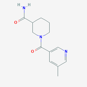 1-(5-Methylpyridine-3-carbonyl)piperidine-3-carboxamide