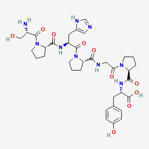 molecular formula C35H47N9O10 B12598008 L-Seryl-L-prolyl-L-histidyl-L-prolylglycyl-L-prolyl-L-tyrosine CAS No. 883904-29-8