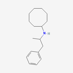 molecular formula C17H27N B12598011 N-(1-Phenylpropan-2-yl)cyclooctanamine CAS No. 646027-00-1