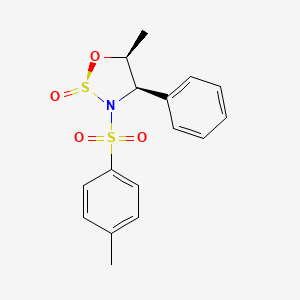 (2S,4R,5S)-5-Methyl-3-(4-methylbenzene-1-sulfonyl)-4-phenyl-1,2lambda~4~,3-oxathiazolidin-2-one