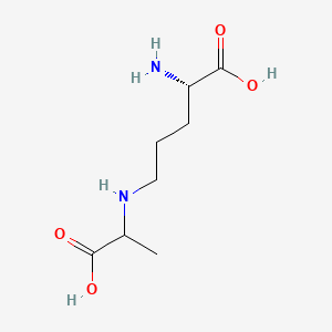 molecular formula C8H16N2O4 B1259807 n5-(1-Carboxyethyl)-ornithine 