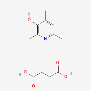 Butanedioic acid;2,4,6-trimethylpyridin-3-ol