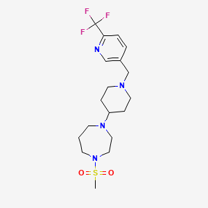 1-(Methanesulfonyl)-4-(1-{[6-(trifluoromethyl)pyridin-3-yl]methyl}piperidin-4-yl)-1,4-diazepane