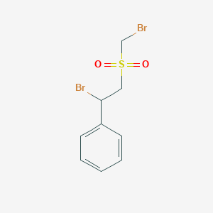 [1-Bromo-2-(bromomethanesulfonyl)ethyl]benzene