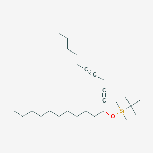 tert-Butyl{[(11R)-henicosa-6,9-diyn-11-yl]oxy}dimethylsilane