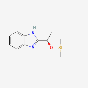 2-[(1S)-1-{[tert-Butyl(dimethyl)silyl]oxy}ethyl]-1H-benzimidazole