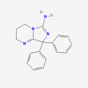 8,8-Diphenyl-2,3,4,8-tetrahydroimidazo[1,5-a]pyrimidin-6-amine