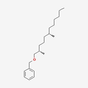 molecular formula C21H36O B12598144 ({[(2S,6S)-2,6-Dimethyldodecyl]oxy}methyl)benzene CAS No. 647035-19-6