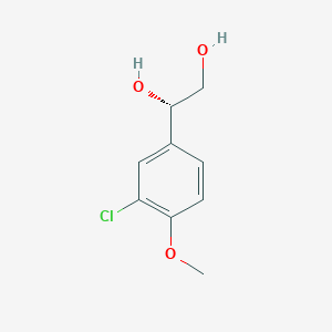 (1S)-1-(3-chloro-4-methoxyphenyl)ethane-1,2-diol