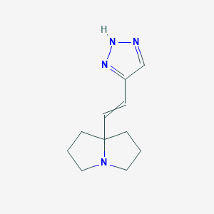 7a-[2-(2H-1,2,3-Triazol-4-yl)ethenyl]hexahydro-1H-pyrrolizine