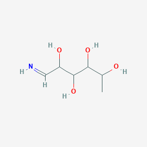 molecular formula C6H13NO4 B1259820 1-Iminohexane-2,3,4,5-tetrol 