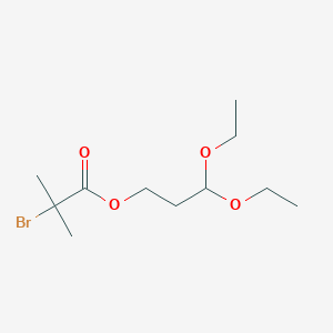 3,3-Diethoxypropyl 2-bromo-2-methylpropanoate