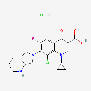 molecular formula C20H22Cl2FN3O3 B1259822 BAY-Y 3118 (hydrochloride) 