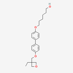 6-({4'-[(3-Ethyloxetan-3-yl)methoxy][1,1'-biphenyl]-4-yl}oxy)hexan-1-ol