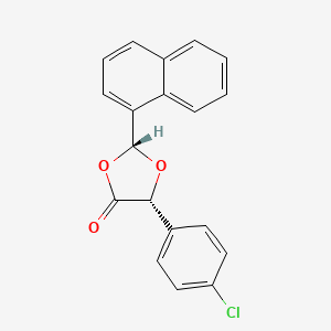 (2R,5R)-5-(4-Chlorophenyl)-2-(naphthalen-1-yl)-1,3-dioxolan-4-one