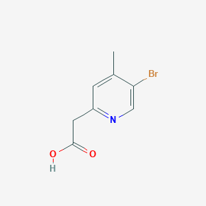 (5-Bromo-4-methyl-pyridin-2-YL)-acetic acid