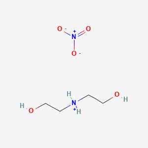 molecular formula C4H12N2O5 B1259830 二乙醇铵硝酸盐 