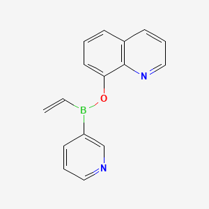 Borinic acid, ethenyl-3-pyridinyl-, 8-quinolinyl ester